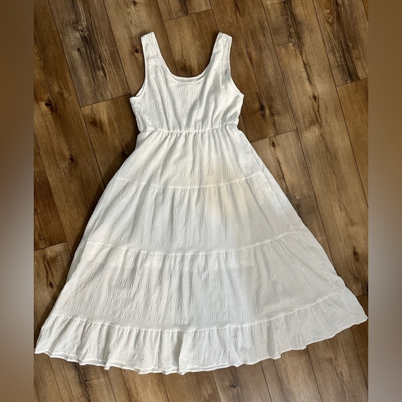 Elegant White Sleeveless Maxi Dress - Size L - Picture 3 of 5